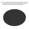 thumbnail image 3 of Uxcell 11" Dia. Adhesive Non-Slip Backed Felt, 2 Pcs 5mm Thick Round Lamp Base Anti-Slip Mat Anti-Scratch Pad, Black, 3 of 6