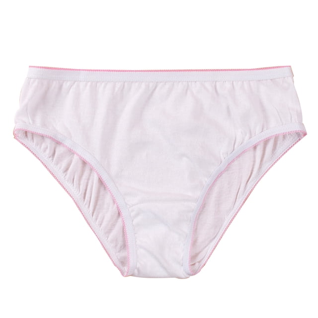 DEEPCRAFF 5Pcs Disposable Cotton Panties Soft Breathable Fabric White Convenient for Travel