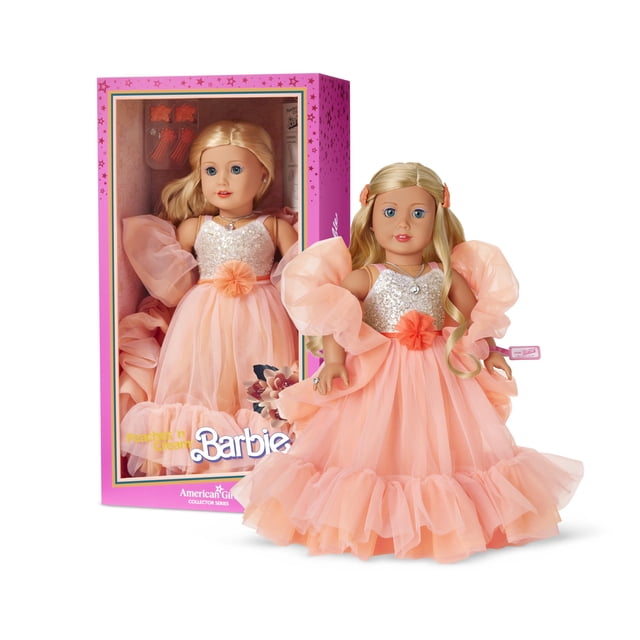 Muñeca de coleccionista American Girl Barbie Peaches 'n Cream de 18 pulgadas