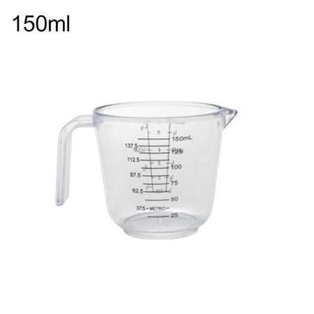 

Trayknick 150/300/600ml Handle Water Milk Egg Scale Measuring Cup Mug Measurement Tool