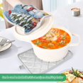 thumbnail image 4 of 2 Pack Pot Holders for Kitchen Heat Resistant Hot Pads Sets for Cooking Baking Christmas Scene with Snowman, 4 of 7