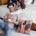 thumbnail image 2 of Plutus Brands Multi-Color Plutus Modern Art Graphic Print Luxury Throw Pillow 12 in x 20in, Double Sided 12" x 20", 2 of 2