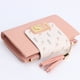 thumbnail image 4 of Billetera Cartera corta con borlas para mujer, bolso de mano de cuero para tarjetas, monedero para mujer (rosa claro), 4 of 7
