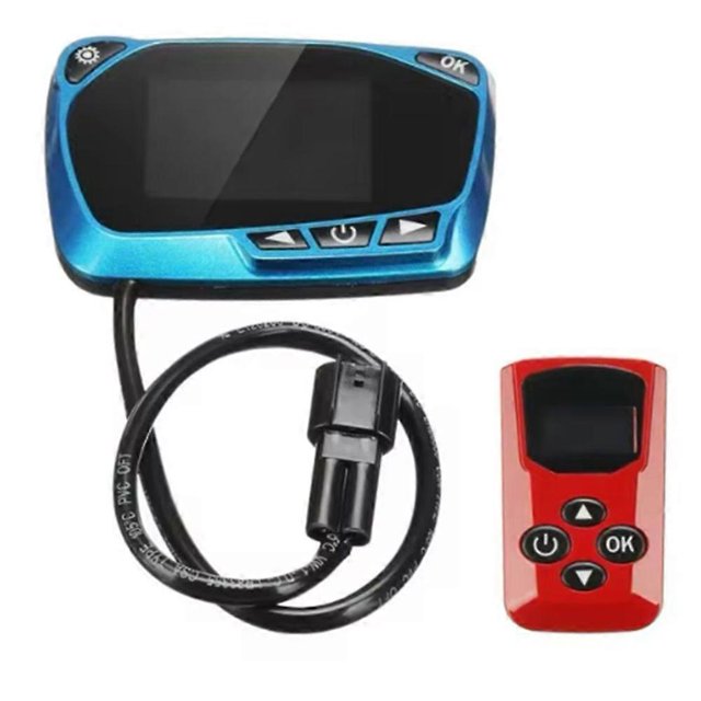 Parking Heater LCD Display Thermostat Monitor Switch with Remote Controller for Car Heater Parking Heater