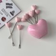 thumbnail image 4 of QTOCIO Home Love Handle Stainless Steel Fruit Fork Fruit Sign Kitchen Cute Cake Fruit Two Toothed Fork Fruit Fork, 4 of 6