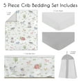 thumbnail image 4 of Sweet Jojo Designs Farm Animals Grey Blue Red Green 5 Piece Crib Bedding Set, 4 of 7