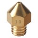 thumbnail image 1 of Bearachild Boquilla de impresora 3D, boquilla extrusora de latón, repuesto de boquilla consumible, consumible de repuesto, accesorio de impresora Impresoras 3D 1.75 mm/1.0 mm, 1 of 6