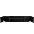 thumbnail image 5 of Black Media Cabinet With Lights, Storage For Living Room, Modern Center, W200*d38*h43cm Tv Stand Lights And Drawers, Led Room Entertainment, 5 of 5