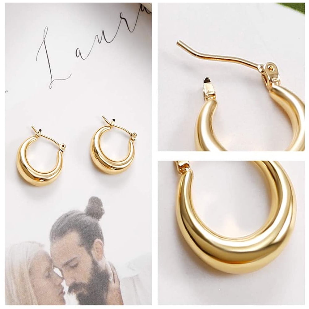 Bold Large Gold Hoops | Astrid & Miyu Earrings