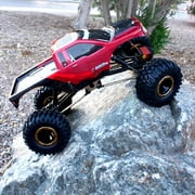 Redcat Racing Everest 10 1:10 Scale Rock Crawler Electric Brushed RC Truck, Red