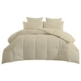 thumbnail image 2 of Lussona All Season Warm Fluffy Ultra-Soft Comforter- 100% Egyptian Cotton 1000 Thread Count 400 GSM Box Stitched Comforter- (King, Ivory), 2 of 7