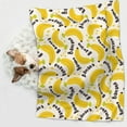 thumbnail image 6 of Yiaed Banana Fruit Print Dog Blankets-Cat Blanket Washable for Couch Protection,Puppy Blanket, Soft Plush Reversible Throw Furniture Protector-Medium, 6 of 8