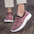 thumbnail image 3 of YOURDIARY Women's Sneakers Lightweight Walking Shoes Breathable Slip-on Flats, 3 of 8