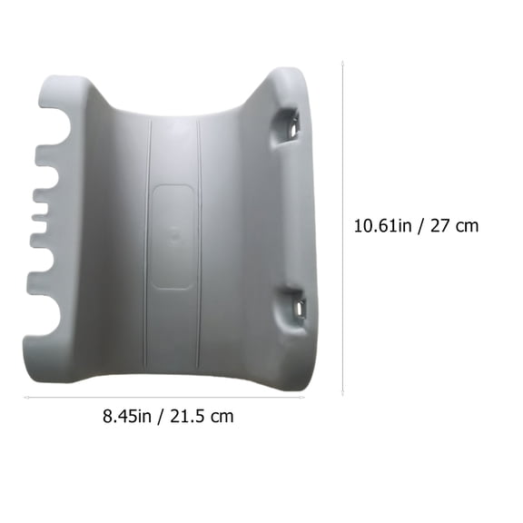 DEEPCRAFF Heavy Duty Grey Plastic Hose Hanger Wall Mount Rack for Organized Indoor and Outdoor Hose Storage