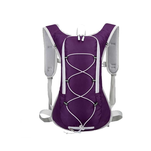 Eigraketly Bolsa de chaleco para correr Mochila de equitación profesional Mochila de vejiga ligera impermeable Montañismo al aire libre Ciclismo Mochilas de mochilero Violeta