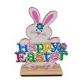 thumbnail image 1 of Style 5 Adorno de conejo de Pascua de madera, decoración de mesa, manualidades de huevos de conejito, regalo, decoración de fiesta en casa, 1 of 5
