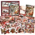 thumbnail image 1 of Kit de manualidades OFFIGIFT, kit de álbumes de recortes vintage para Navidad, 1 of 6