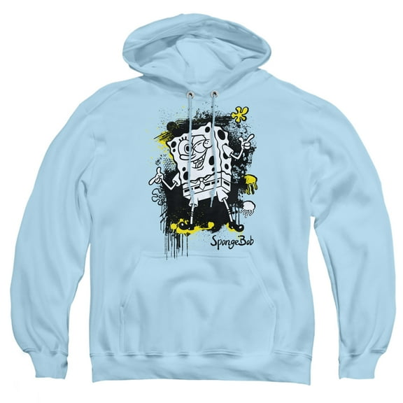 Spongebob Ink Splatter Unisex Adult Pull-Over Hoodie