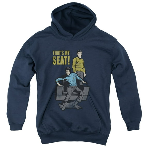 Star Trek - My Seat - Youth Hooded Sweatshirt - Large