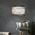 thumbnail image 3 of Large Home Sweet Home Wall Art Farmhouse Family Word Sign Pictures Wall Decor Home Quotes Canvas Painting Print Decoration Artwork Framed for Living Room Bathroom Master Bedroom Dining room 16"x12", 3 of 7