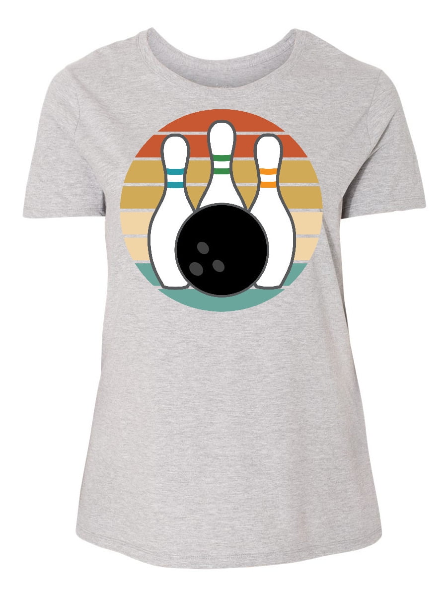 INKtastic Bowling Pins Ball Bowler Gift Women's Plus Size TShirt