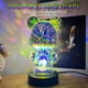 thumbnail image 5 of Lámpara Fireworks Bear Atmosphere Light 3D Glass USB LED Decoración para el hogar para la oficina en el hogar Sywqhk Para estrenar, 5 of 9