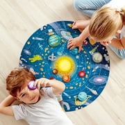 Hape Solar System Round Puzzle, 102 Large Wood Pieces
