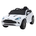 thumbnail image 1 of KingToys White 2026 Licensed Aston Martin DB X 12V Kids Ride On One Seater Car With Remote Control, 1 of 5