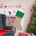 thumbnail image 2 of VerPetridure Diy Simple Imitation Linen Composite Christmas Socks C2 Christmas Decorations Stockings 17 Inches Xmas Fireplace Hanging Stockings Gifts, 2 of 9