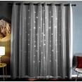 thumbnail image 3 of Cortina Blackout De 2 Panel Con Estrellas De 132x213cm Modelo Gris, 3 of 4
