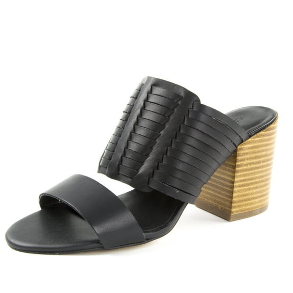 Rebecca Minkoff Women's Camila Stacked Heel Sandals US 9 Black