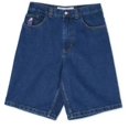 thumbnail image 1 of Street Polar Big Boy Denim Shorts Y2K Pants Hip Hop Cartoon Graphic Embroidery Retro Blue, 1 of 5