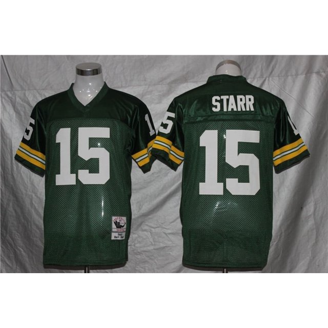 Packers Team Uniforms Football Uniforms Jerseys Legend Second Generation Retro Embroidery Training Game Uniforms Short-Sleeved T-Shirt Mesh