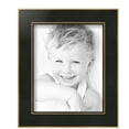thumbnail image 2 of ArtToFrames 8" x 10" Honors Black with Gold Picture Frame, 8x10 inch Black Wood Poster Frame (WOM-5158), 2 of 7