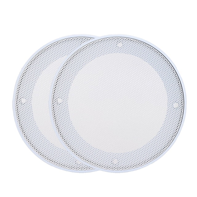 uds. Altavoz de 4 pulgadas cubierta protectora decoración del altavoz (blanco blanco)