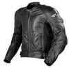 Joe Rocket Leather Sonic 2 Men's Black Jacket Small 551-2002