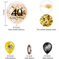 thumbnail image 2 of 40th Birthday Balloons 30 Pcs,12 Inch, 40th Anniversary Party Decor, 2 of 5