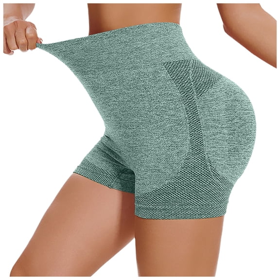ASEIDFNSA Biker Shorts Women High Waisted Seamless Workout Yoga Shorts Gym Running