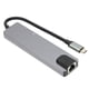 thumbnail image 5 of 6 en 1 Docking USB Hub, Expansion Dock Interfaz multimedia estable Rendimiento chips avanzado para disco duro móvil para el disco u para ratón para teclado, 5 of 7