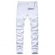 thumbnail image 1 of Jeans Ajustados de Moda de Color Claro Elástico de Alta Gama Para Hombres Odeerbi ODB-6, 1 of 8