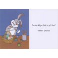 thumbnail image 2 of Designer Greetings Bunny Stealing Eggs While Suspended from Rope and Basket Funny / Humorous Easter Card, 2 of 2