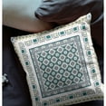 thumbnail image 2 of Amrita Sen Designs Amrita Sen Floral Windows Faux Suede Throw Pillow 16"x16", 2 of 4