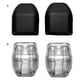thumbnail image 5 of Riwesomey Silbato de advertencia de animales para automoción de plástico ABS, silbato de montaje de rejilla extraíble portátil, accesorios Automoción decorativa y accesorios Negro, 5 of 6