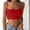 Red, variant on iOPQO Women's Tanks Fashion Sexy Women Sleeveless Vest Ladies Solid Camis Slim Short Tank Tops White XXL
