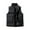 02#Black, variant on Men's Outdoor Casual Stand Collar Vest Thick Outerwear Casual Lightweight Puffer Vests Loose Warm Padded Coat Outdoor Travel Stand-Up Collar Jacket Yellow XL