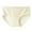 Yellow, variant on JUSLIO Panties for Women Cotton Briefs Mid waist Breathable Comfortable Underwear Beige L