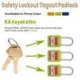 thumbnail image 5 of Unity Safety Lockout Tagout Keyed Alike Padlock 1-1/2''(40mm) for Electrical, Machines, Pluming, Circuit Breaker Lockout Locks (10 Pack), 5 of 6