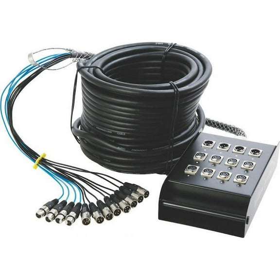 On-Stage 100' 8-Channel/4-Return Stage Snake - SNK84100V2