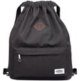 thumbnail image 1 of KAUKKO Cordón Deportes Mochila Gimnasio Yoga Bolsa Hombro Mochila para Hombres y Mujeres KAUKKO  K1031-Black, 1 of 5