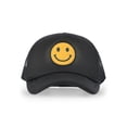 thumbnail image 2 of Wonder Nation Boys Smiley Patch Hat, One Size Fits Most, Black, 2 of 3